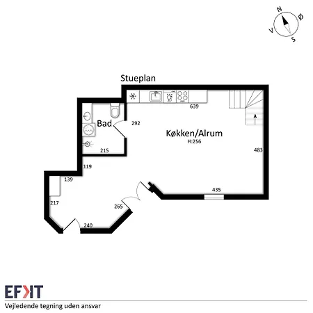 2br -luxury 300 M From Magasin Århus